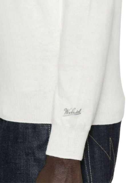 Maglione crema in lana CFWOKN0278 MRUF04698743 WOOLRICH