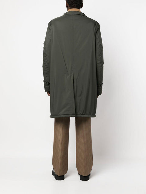 Parka monopetto con bottoni 650P 094355 4SDESIGNS