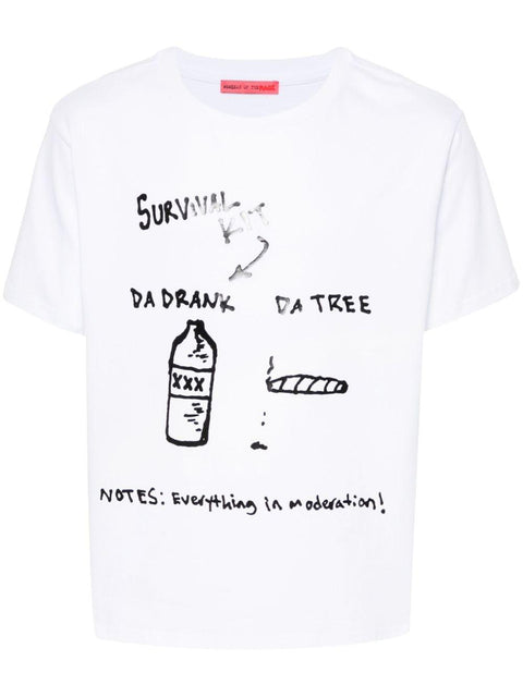 T-shirt in cotone MTSS24TT06791019 1019 MOTR 