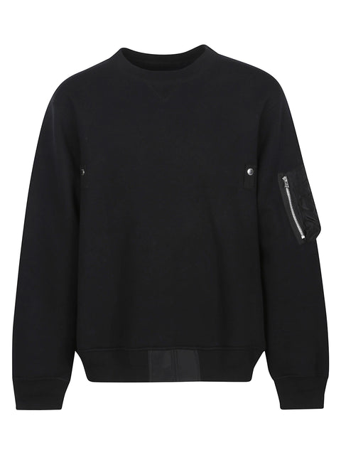 Maglia girocollo in cotone 2503789M 001 SACAI 