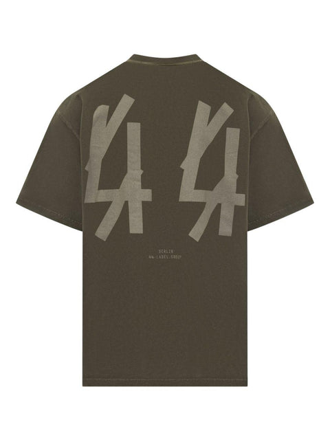 T-shirt in cotone con logo B0030556 FA673P678 44 LABEL GROUP 