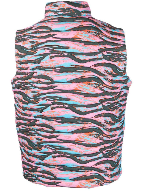 Gilet con stampa all-over