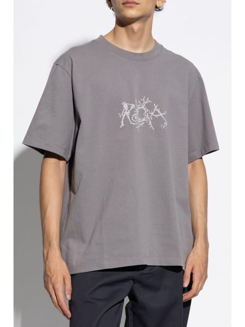 T-shirt boxy con grafica