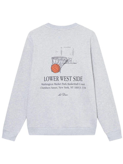 Felpa hoodie "West Side" con logo 1000400 230 LES DEUX 