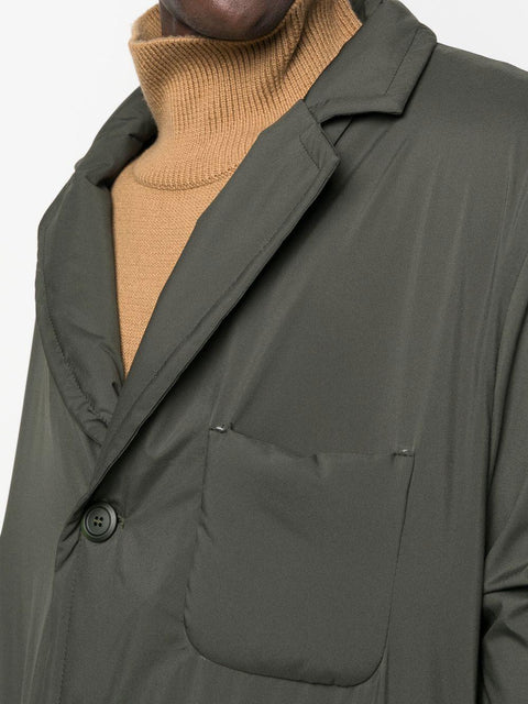 Parka monopetto con bottoni