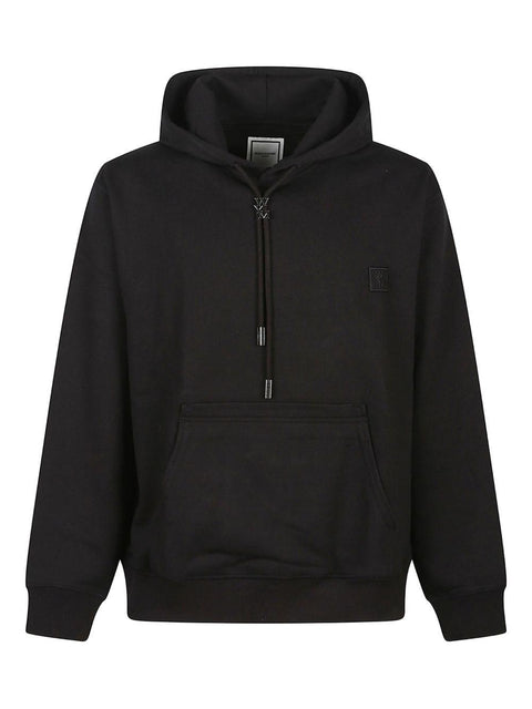 Felpa con cappuccio e logo W253TS37 723B WOOYOUNGMI 