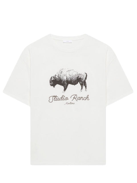 T-shirt in cotone D06/06 WHITE 1989 STUDIO 