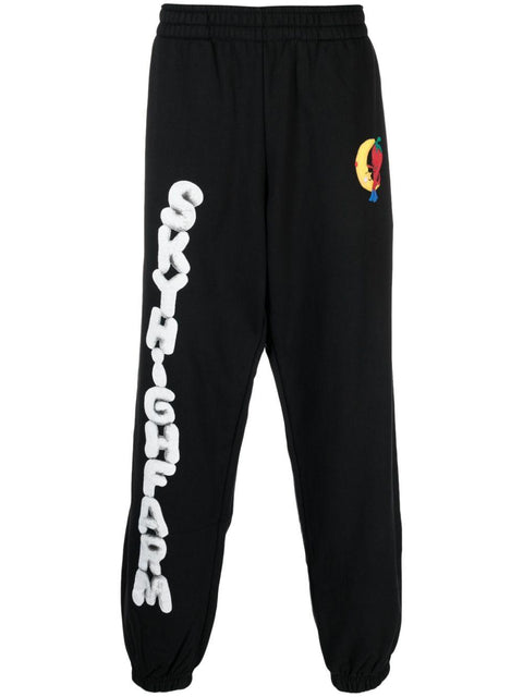 Pantalone in cotone SHF04P031 BLACK SKY HIGH FARM 