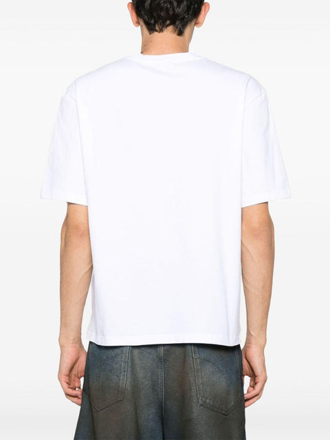 T-shirt in cotone 603JE01000D WHT MARTINE ROSE 