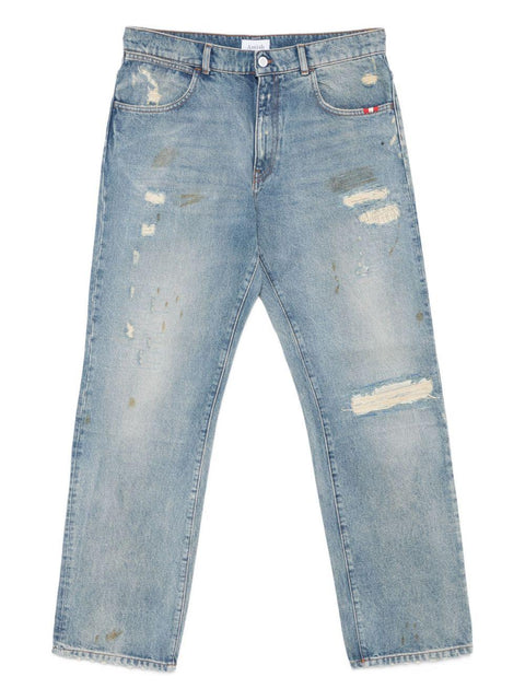 Jeans James in cotone AMU010D435 3016C0999 AMISH 