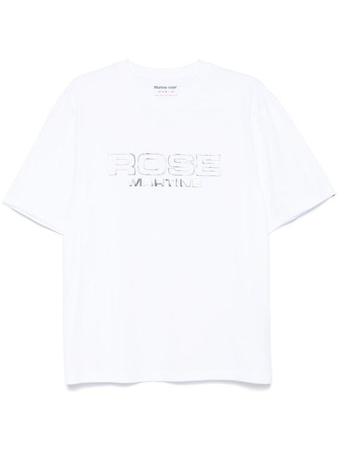 T-shirt in cotone 603JE01000D WHT MARTINE ROSE 