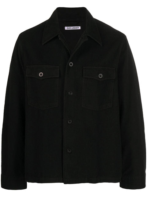 Overshirt "Evening Coach Jacket" M4201EBBC BLACK OUR LEGACY 
