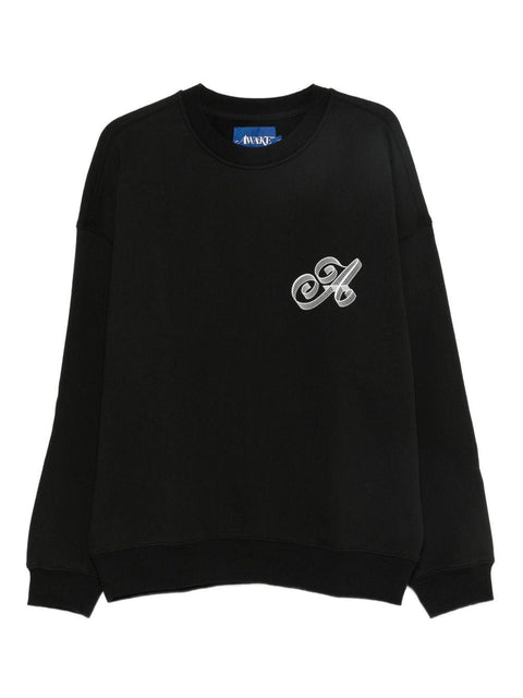 Felpa Script Crew Neck CN001 BLACK AWAKE NY 