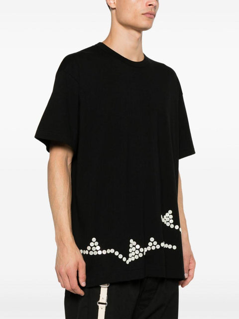 T-shirt con bottoni