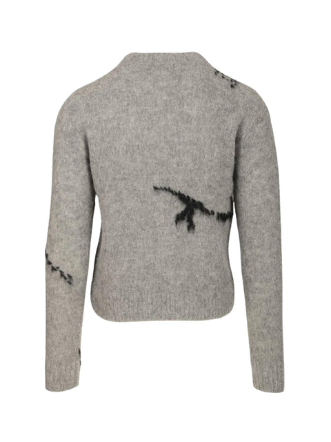 Maglia Marti in lana con fantasia jacquard 2520212282709 804 DRIES VAN NOTEN 