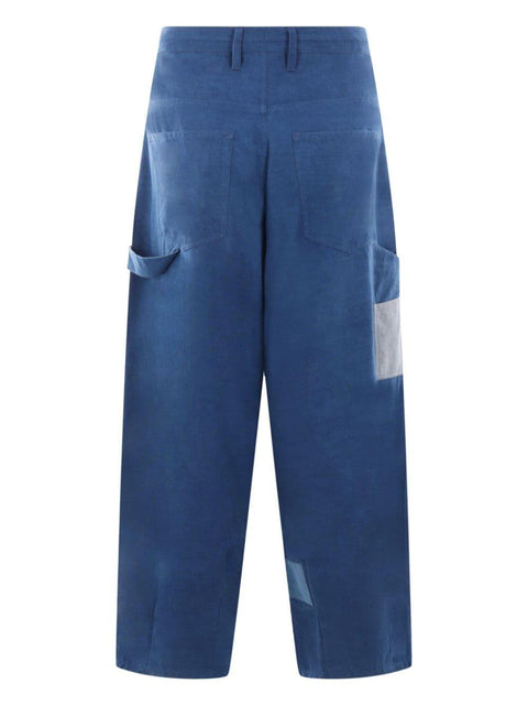 Pantalone in cotone SSS24TRLUCSLUISC INDIGOSCARECROW STORY MFG 