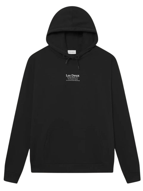 Felpa hoodie "Establisehed" con logo 1000479 100 LES DEUX 