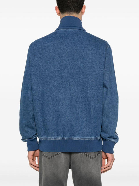 Giubbino in denim JC6233 DENIMFBTTMEBLDE ADIDAS 