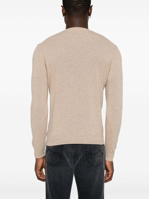 Maglione in lana beige CFWOKN0278 MRUF04697417 WOOLRICH 