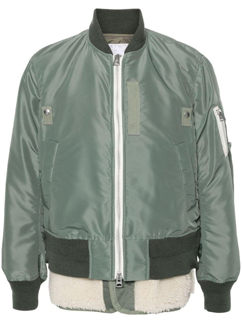Bomber con cuciture 2403450M 842 SACAI 