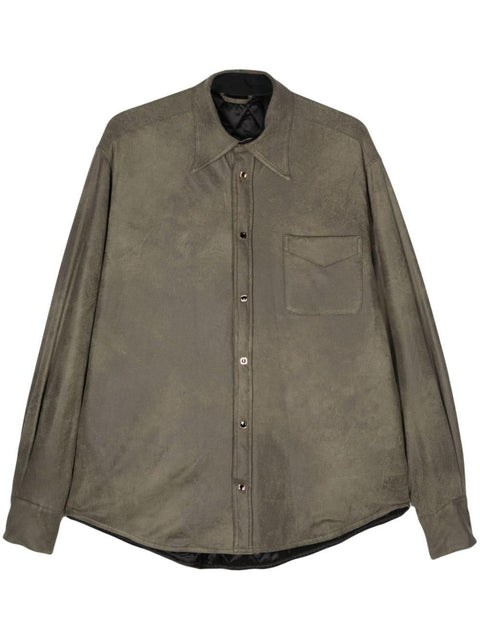 Camicia con effetto vissuto 1201002 55 4SDESIGNS 