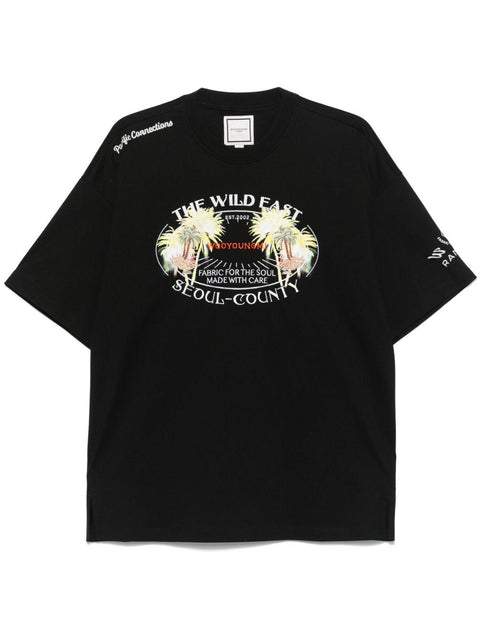 T-shirt in cotone con stampa
