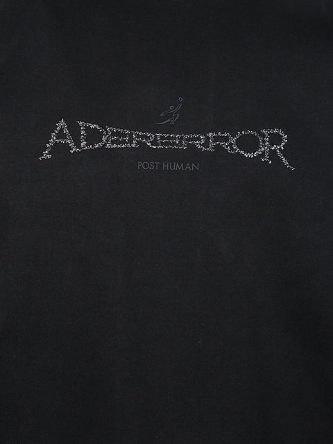 Felpa crewneck con logo BO01FWSW0104BK NOIR ADER ERROR 