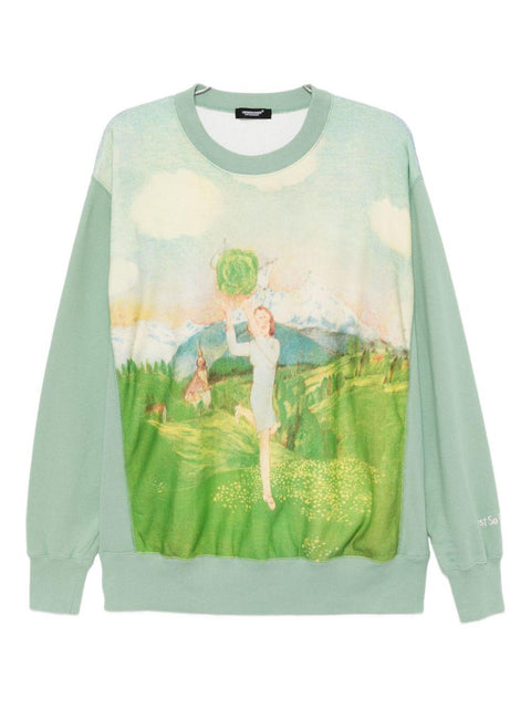 Felpa con stampa UC2E48157 PEPPERMINT UNDERCOVER 