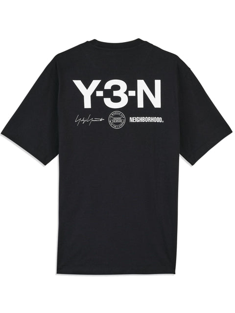 T-shirt con logo JW6998 BLACK Y-3 X NEIGHBORHOOD X DAINESE 