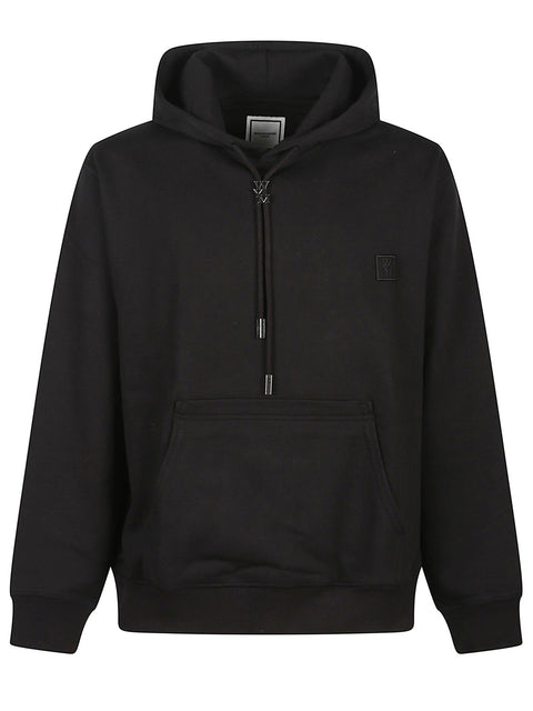 Felpa con cappuccio e logo W253TS37 723B WOOYOUNGMI 
