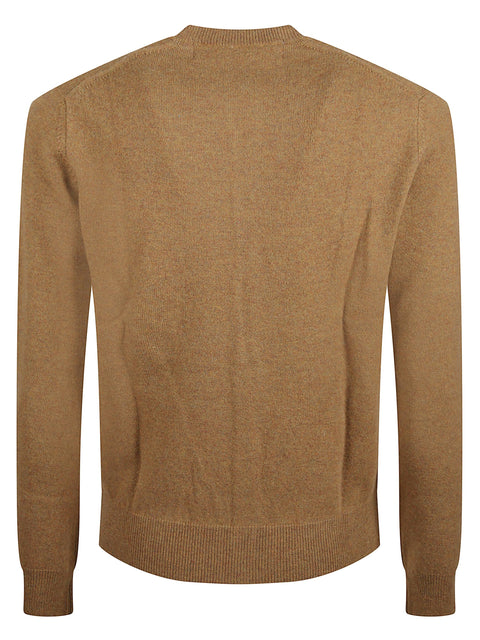 Cardigan con logo a cuore AXN091051 3CAMEL COMME DES GARÇONS PLAY 