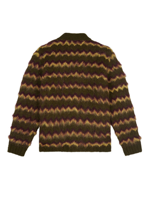Cardigan con logo