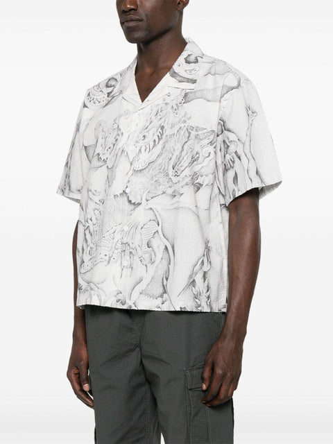 Camicia maniche corte con bottoni