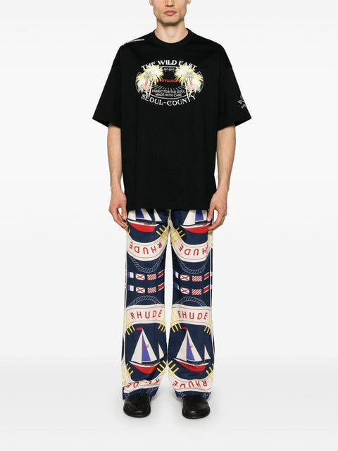 T-shirt in cotone con stampa