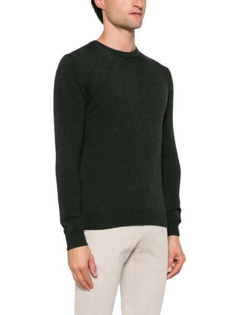 Maglione in lana verde CFWOKN0278 MRUF04696006 WOOLRICH 