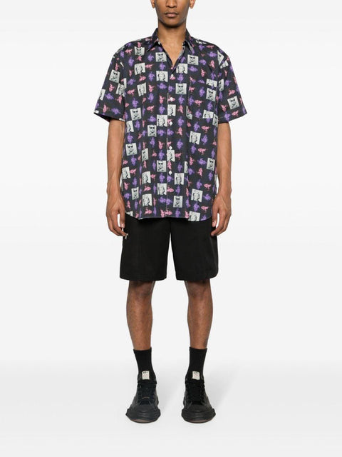 Camicia con stampa FMB002S24 1PRINTF COMME DES GARÇONS SHIRT 