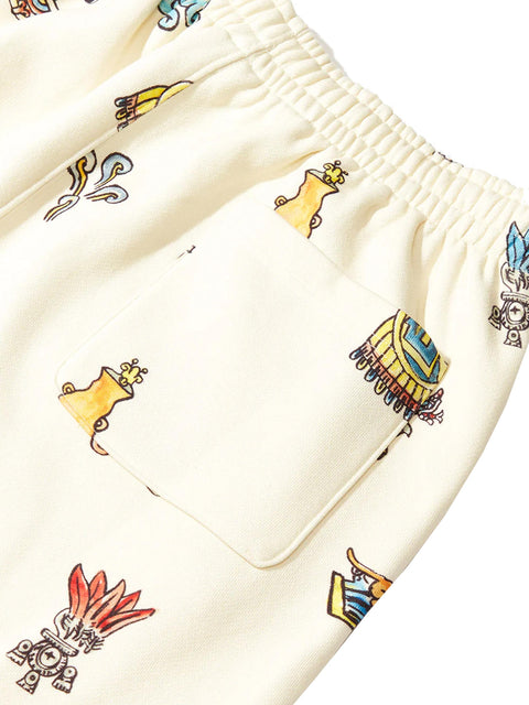 Pantalone tuta con fantasia