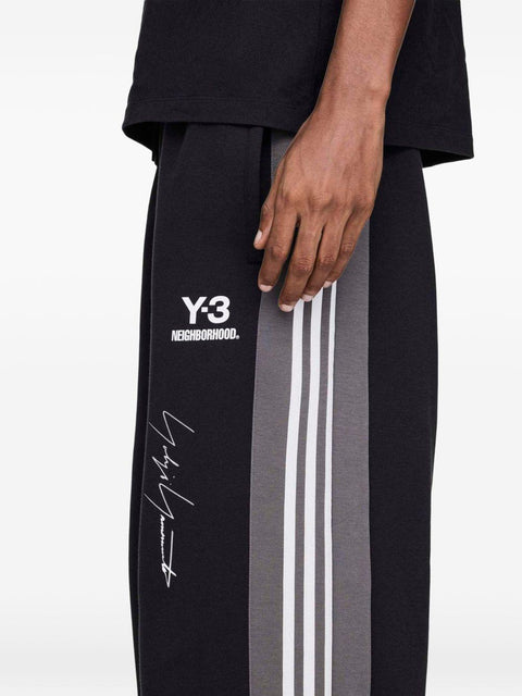 Pantalone tuta con logo JW7002 BLACK Y-3 X NEIGHBORHOOD X DAINESE 