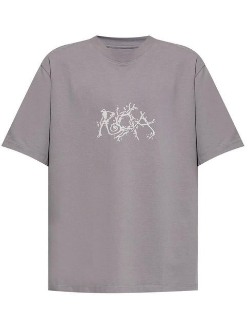 T-shirt boxy con grafica