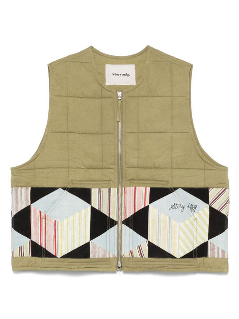 Gilet Saturn SSS25JASATTWIOCP TESSELLATEPATCHWORK STORY MFG 