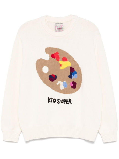 KIDSUPER SW09PAINTPALETTENATURAL