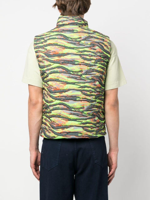 Gilet con stampa all-over