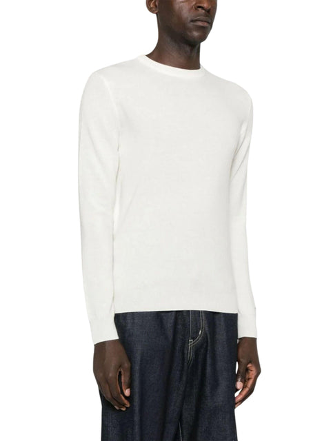 Maglione crema in lana CFWOKN0278 MRUF04698743 WOOLRICH 