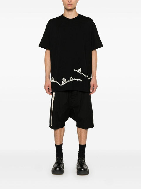T-shirt con bottoni