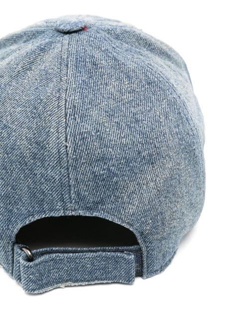 Cappello da baseball denim FFF4MY30AP TE001501 424 