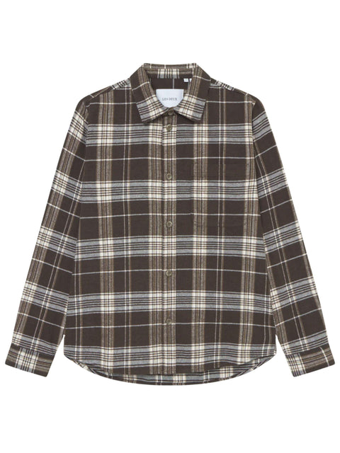 Overshirt Lennon in check 1000546 844 LES DEUX 