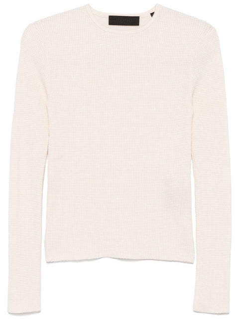 Maglia a maniche lunghe Waffle