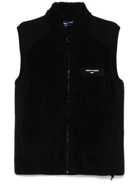 Gilet con effetto spazzolato HNN006051 1BLACK COMME DES GARÇONS HOMME 
