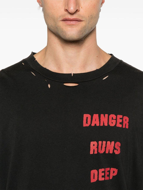 T-shirt in cotone con logo