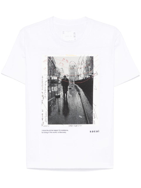T-shirt James Dean 250919S 101 SACAI 